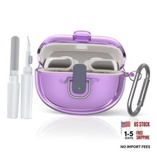Secure Lock for Bose Ultra Open Earbuds Case 2024 , Clear Purple - touzi