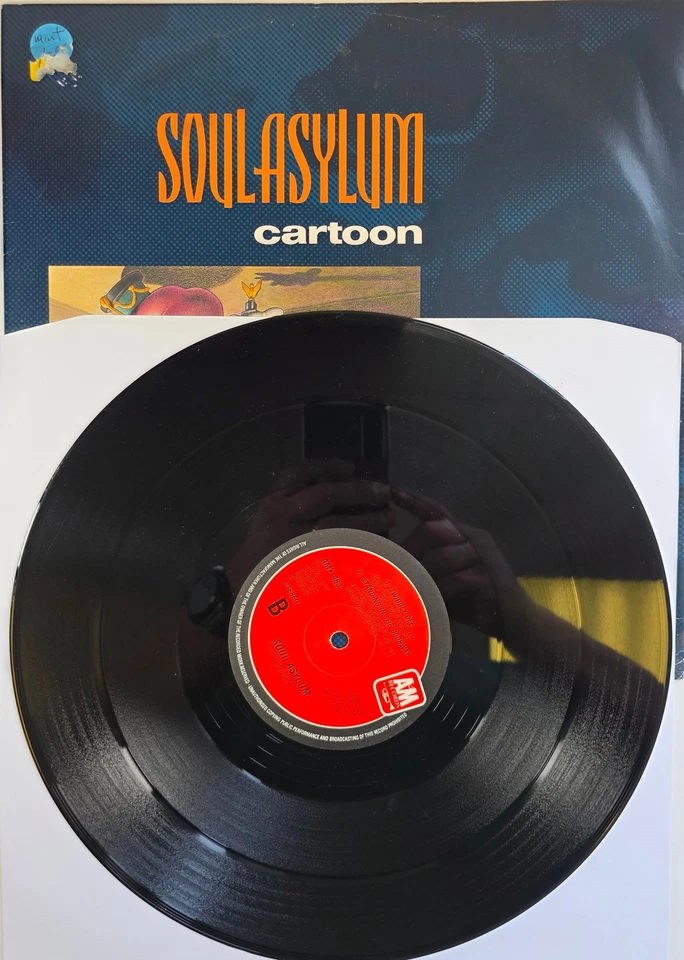 Soul Asylum Cartoon LP Album Vinyl Record Original Cover A&M Records Foto 2 de 4
