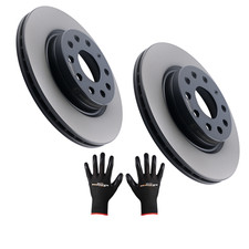 Bremsscheiben Belüftet Vorne für VW Golf V VI Plus Scirocco Jetta Caddy Leon