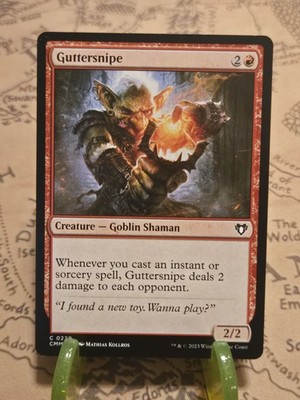 MTG Guttersnipe Commander Masters Regular Common NM
