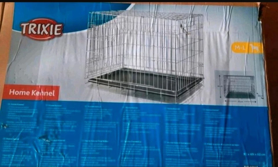 Hundekäfig Hundebox Transportbox Home Kennel faltbar Reisebox Drahtkäfig - Bild 4 von 4