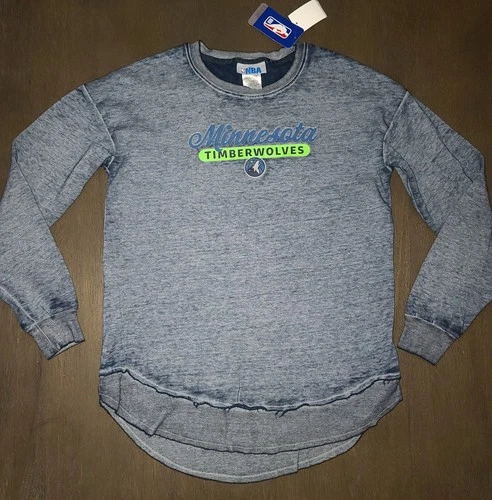 NEW WOMENS NBA MINNESOTA TIMBERWOLVES GRAPHIC SWEATSHIRT SIZE S