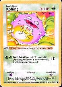 Koffing 1st Edition | eBay
