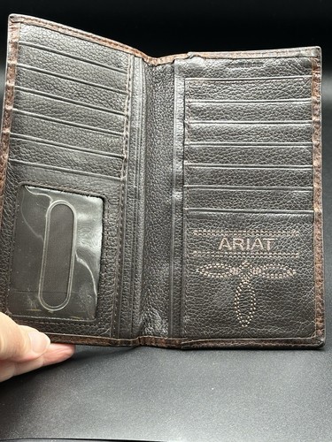 Ariat A3510802 Leather Rodeo Wallet - Brown - Picture 4 of 7