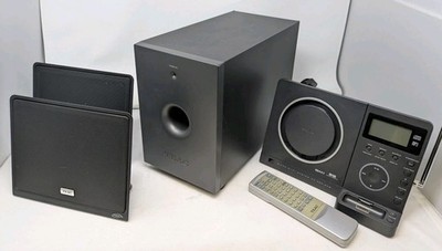 Teac CX200-iDAB Micro HiFi Stereoanlage mit Subwoofer X2 Wandlautsprecher Fernbedienung