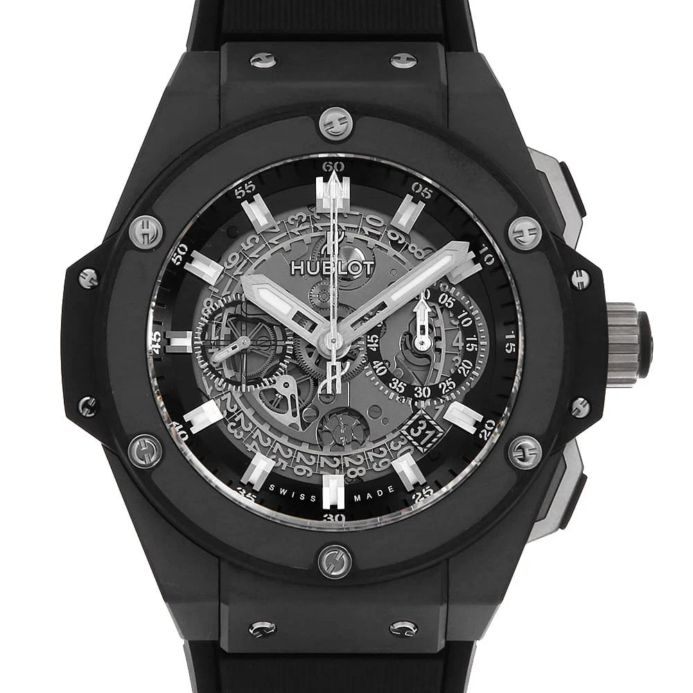 Hublot — HUBLOT King Power Unico Black Magic 701.CI.0170.RX second hand mens