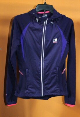 Karrimor Run HOODED FULL ZIP JACKET Long Sleeve Womens 10 (S) PURPLE EUC!