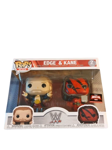 Funko Pop! WWE Edge & Kane 2pk Figures Target Con Limited Edition Exclusive