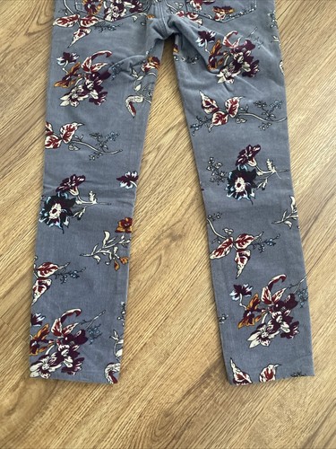 Anthropologie Pilcro And The Letterpress Floral Corduroy Pant Womens Size 25 EUC - Picture 9 of 11