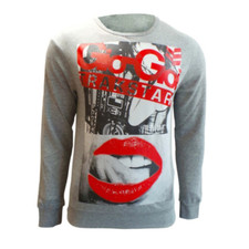 gio goi mens grey Sweatshirt/ Jumper brand new with tags