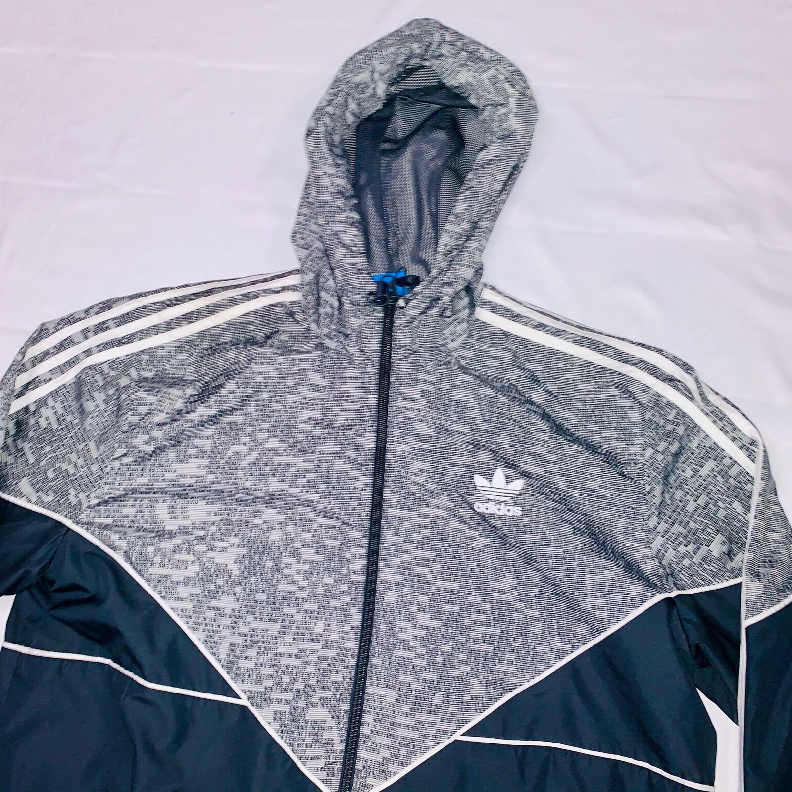 Adidas Originals Vintage Super Rare Chile Windbreaker Glanz Large image 9