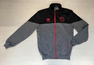 Sweat à Capuche Erreà Parma – Blanc – Neuf Avec étiquettes – Taille Adulte