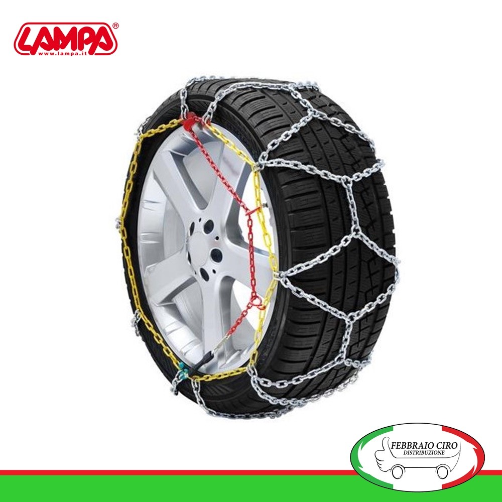 Catene Da Neve 16mm A Maglia Compatta Per SUV, Furgoni E Camper – Omologate TÜV ÖNORM, Autotensionanti, Con Guanti E Maglie Di Riparazione