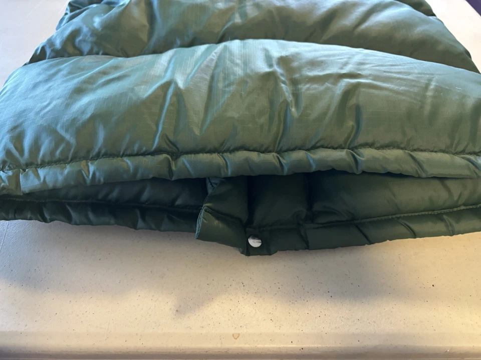 Vintage The North Face Down Puffer Vest Men's Medium Brown Tag 1970s 1980s - Image 3 of 4