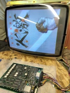 Taito Kageki pcb JAMMA WORKING TESTED W MARQUEE