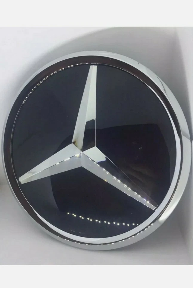 Placa estilo AMG A1648880411 grade dianteira emblema estrela atualização distronic Mercedes - Imagem 3 de 4