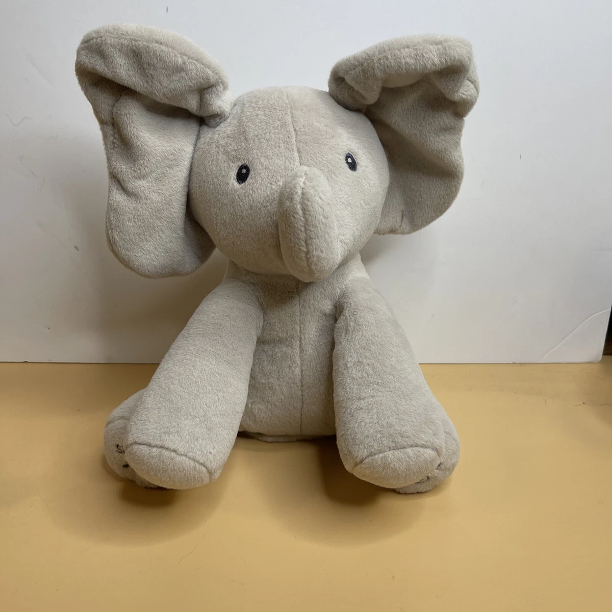 Gund 12 Animated Flappy The Elephant Stuffed Animal Baby Plush Toy - Gray