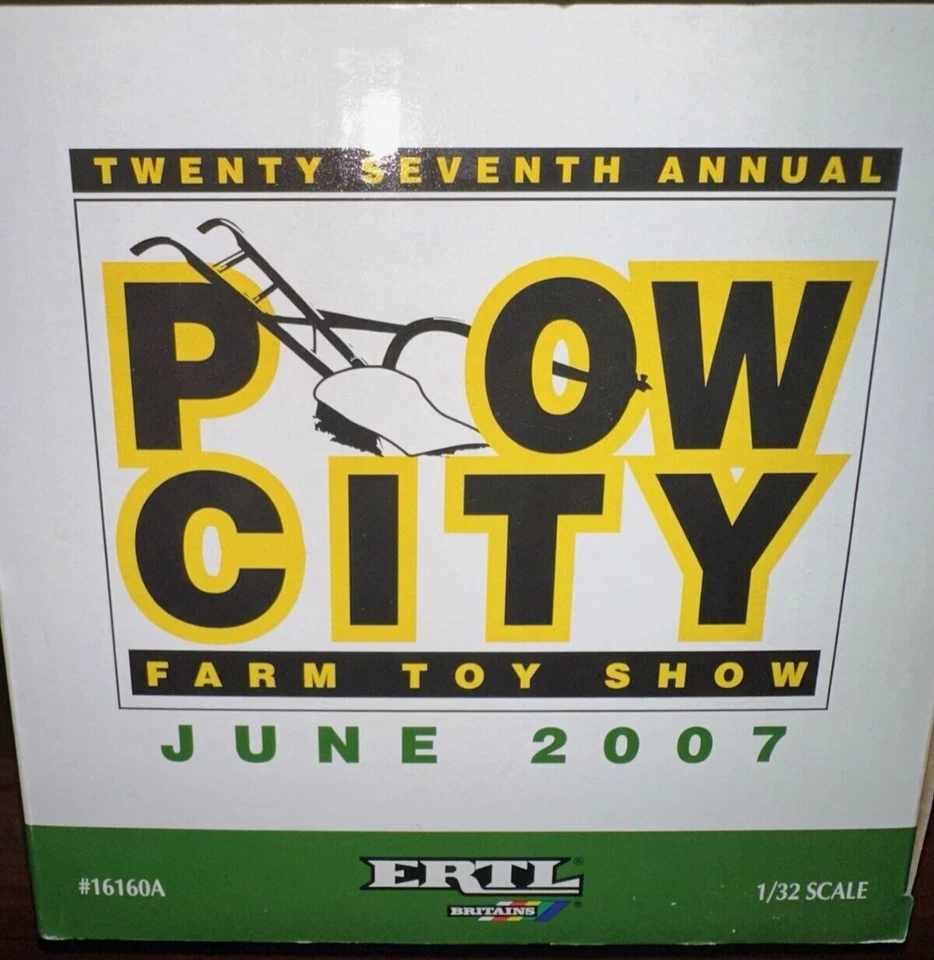 Ertl 1/32 JOHN DEERE 8630 4 WD Tractor Plow City 2007 #16160A - Image 2 of 2