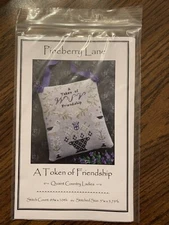 cross stitch kit Pineberry Lane A Token Of Friendship