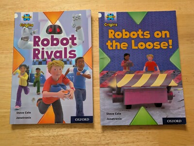 Oxford Reading Tree PROJECT X Book Bundle Bk Band 10 White The Theme of Robots