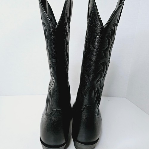 Ariat Cowboy Black Boots Mens 10.5 D Advanced Torque Stability Style 10002218 - Picture 6 of 18