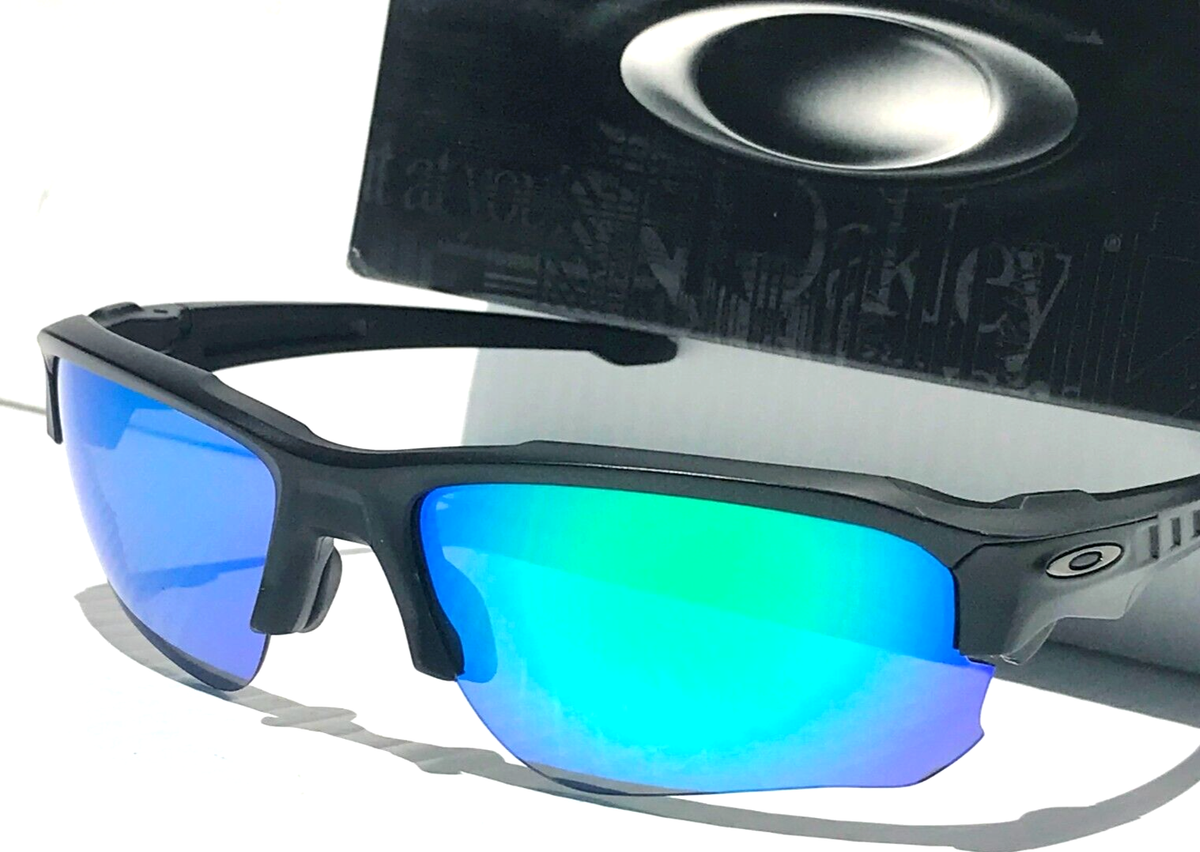 NEW Oakley SI SPEED JACKET Matte Black POLARIZED Galaxy Jade lens