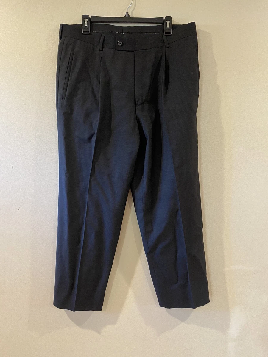 Hugo Boss Einstein sigma Black Men s Dress Suit Pants size 42 Rn 73616