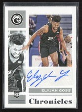 2021 Panini Chronicles Draft Picks #CR-EGO Elyjah Goss Rookie Auto