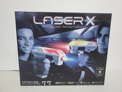 Laser X Micro B2 Blasters Real-Life Laser Gaming Experience 2 Player NEW IN BOX