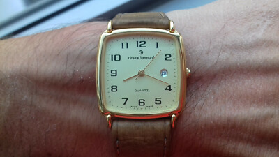 Claude Bernard 30145 SQUARED VINTAGE COLLECTION NOS WATCH UHR MONTRE SWISS 80's