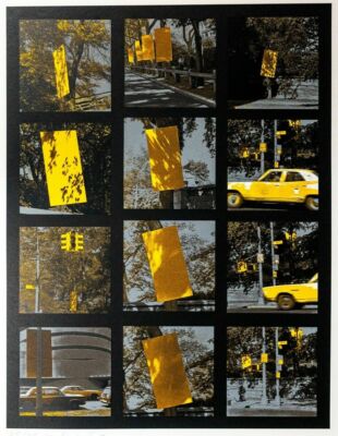 Menashe Kadishman, ''New York B'' Siebdruck, signiert, bezeichnet , 103x76cm 
