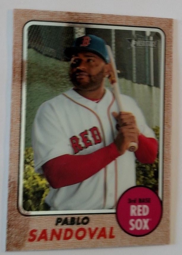 2017 topps heritage バラ売り可 2017 Topps Heritage Chrome HN #THC716 Pablo Sandoval Boston