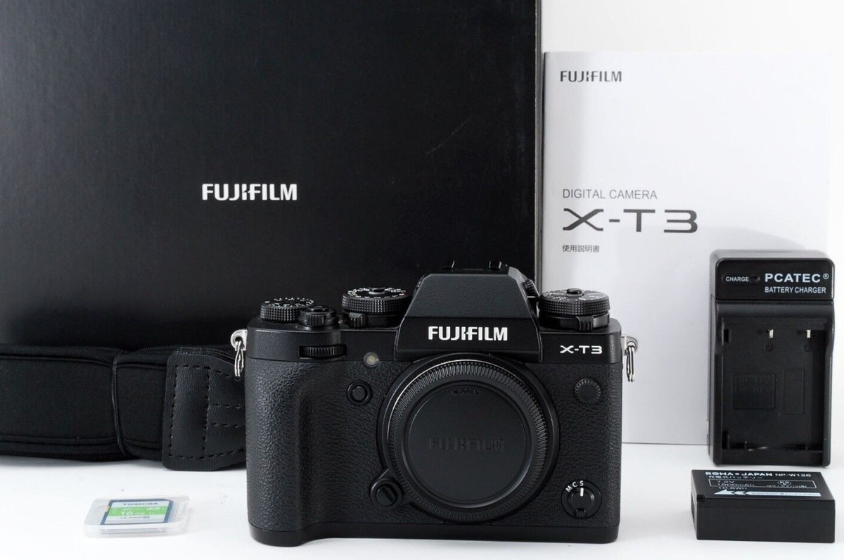 Fujifilm X-T3 26.1MP Digital Camera Black Body [Exc+++] w
