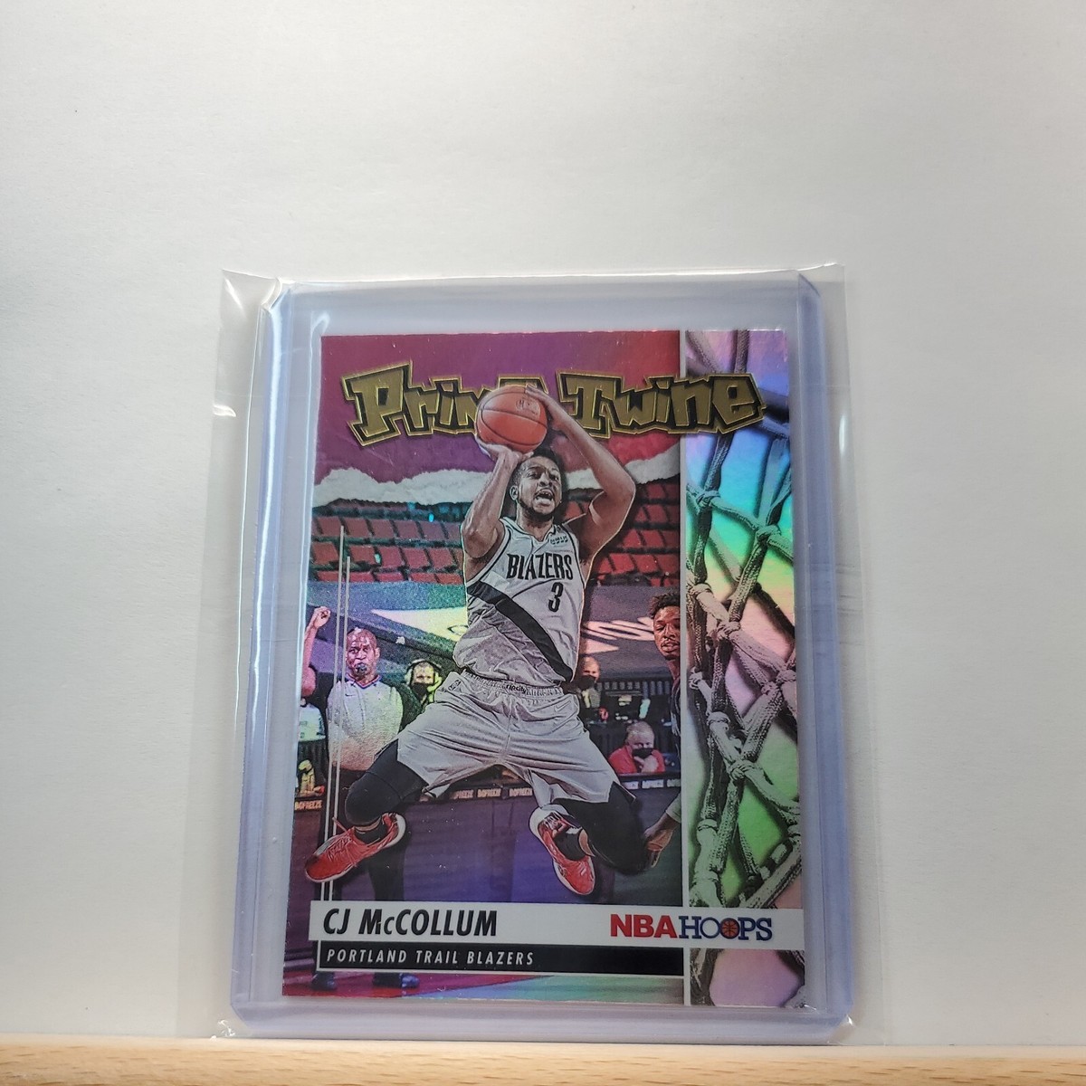 2021-22 Panini NBAHOOPS Basketball CJ McCollum PRIME TWINE Foil
