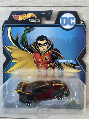 RARE ROBIN 2.0T Hot Wheels DC Comics Character Car US CANADA IMPORT BATMAN
