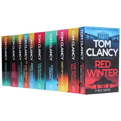 A Jack Ryan, JR & John Clark Novels by Tom Clancy 10 Books Set - Fiction - PB