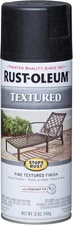 Rust-Oleum 7220830 Textured Spray Paint, 12 oz, 12 Ounce (Pack of 1), Black 