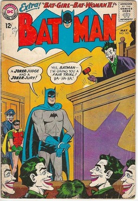 Batman #163 DC 1964 Silver Age Joker Bill Finger Bat-Girl Batwoman 12¢