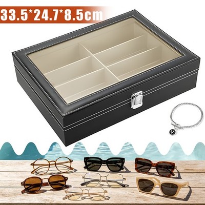 Brillenbox Sunglasses Organizer Tragbar Praktisch Multifunktional Für Brillen