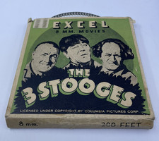 Three Stooges 8mm Film Vintage EXCEL Reel No Title Untested