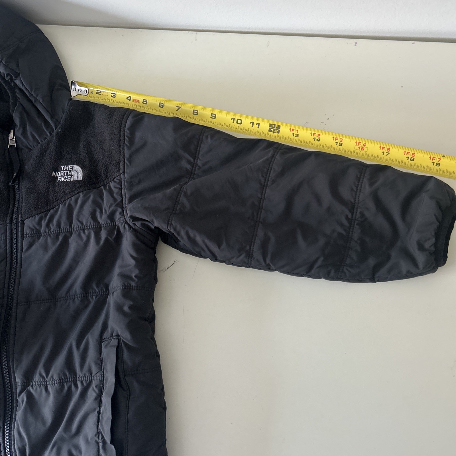 The North Face Kids Jacket Reversible Hooded Puffer Jacket Black Large thumbnail 14