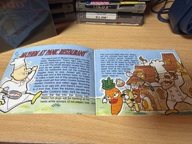 Panic Restaurant NES Nintendo Manual Authentic Missing Cover Page NTSC.