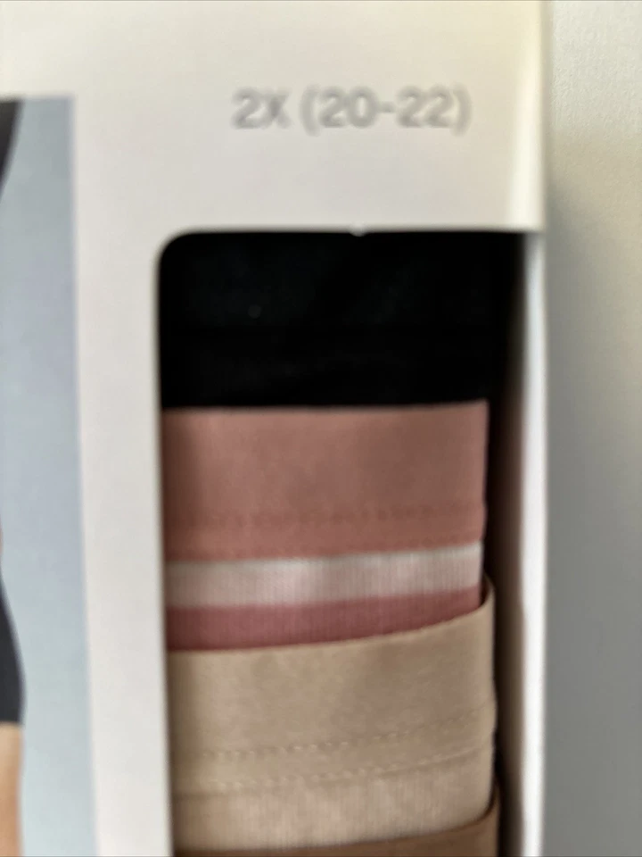 LOT OF 2 Auden Women’s Size 2x (20-22) Assorted Color Seamless Bikinis 6 Packs - Image 4 of 4