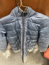 Boys Abercrombie  Fitch Fur Lined Hooded Puffer Jacket Size 13/14 Ombr  Fade