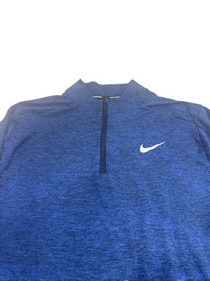 Nike running Dri-FIT  Element 1/2 Zip Top Heather Blue  DH4949 -494 Size M