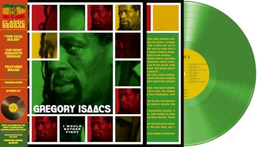 Gregory Isaacs - I Would Rather Fight Green Vinyl - Vinyl Record - F72Z-image