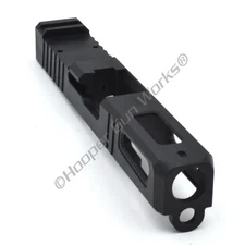 HGW Bromont Express Ported RMR Slide for Glock 19 Gen3 9mm Stainless - Black