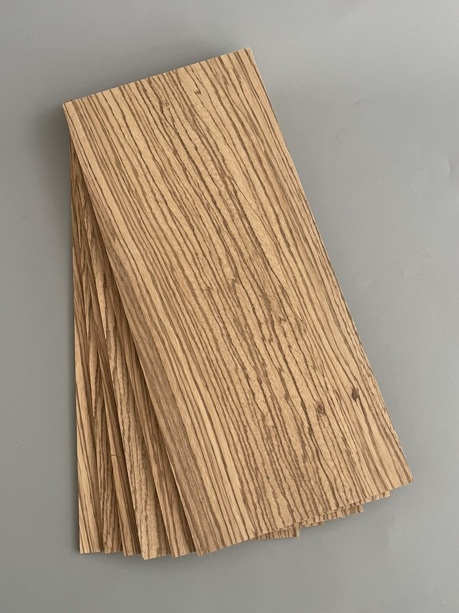 Zebrawood/Zebrano Solid Wood Sheet/Wood Sheet 1 Of 340 x 150 x 3mm