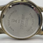 Gruen Gold Tone Stainless Steel Rhinestone Wristwatch 46.4g — photo 3