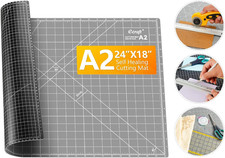 Self Healing Cutting Mat:18" X 24" Double Sided 5-Ply Hobby Mat, A2 Rotary Cutti